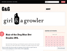 Tablet Screenshot of girlandagrowler.wordpress.com