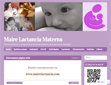 Tablet Screenshot of mairelactancia.wordpress.com