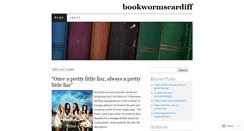 Desktop Screenshot of bookwormscardiff.wordpress.com