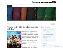 Tablet Screenshot of bookwormscardiff.wordpress.com