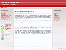 Tablet Screenshot of bravemoney.wordpress.com