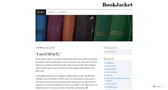 Desktop Screenshot of bookjacket.wordpress.com