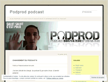 Tablet Screenshot of podprod.wordpress.com