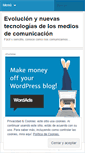 Mobile Screenshot of evolucionmedioscom.wordpress.com