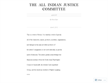 Tablet Screenshot of allindianjusticecommittee.wordpress.com