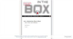 Desktop Screenshot of inthebox1.wordpress.com