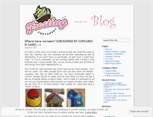 Tablet Screenshot of frostingcupcakery.wordpress.com