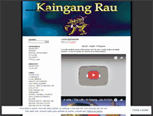 Tablet Screenshot of kaingang.wordpress.com