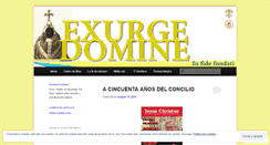 Desktop Screenshot of exurgedomine.wordpress.com