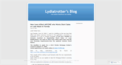 Desktop Screenshot of lydiatrotter.wordpress.com