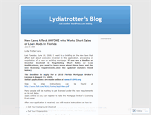 Tablet Screenshot of lydiatrotter.wordpress.com