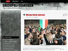 Tablet Screenshot of calciopoliskandalen.wordpress.com