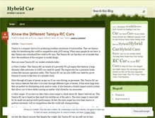 Tablet Screenshot of hybridcarblog.wordpress.com