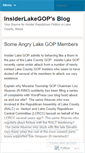 Mobile Screenshot of insiderlakegop.wordpress.com