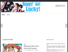 Tablet Screenshot of happyxgoxlucky.wordpress.com