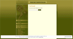 Desktop Screenshot of mummyfiles.wordpress.com