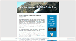 Desktop Screenshot of ecoburica.wordpress.com