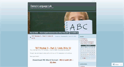 Desktop Screenshot of dannyslab.wordpress.com