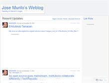 Tablet Screenshot of josemurilo.wordpress.com