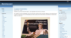 Desktop Screenshot of blackinkproject.wordpress.com