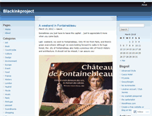 Tablet Screenshot of blackinkproject.wordpress.com