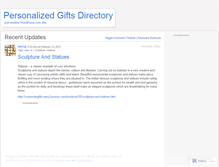 Tablet Screenshot of personalizedgifts2010.wordpress.com