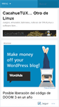 Mobile Screenshot of cacahuetux.wordpress.com