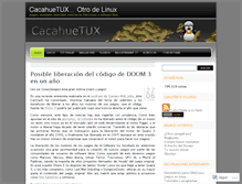 Tablet Screenshot of cacahuetux.wordpress.com