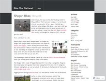 Tablet Screenshot of biketheflathead.wordpress.com