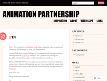 Tablet Screenshot of animationpartnership.wordpress.com