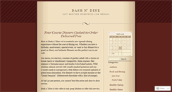 Desktop Screenshot of dashndine.wordpress.com