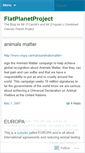 Mobile Screenshot of flatplanetproject.wordpress.com