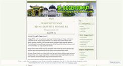 Desktop Screenshot of bloggersumut.wordpress.com