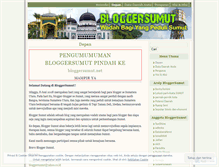 Tablet Screenshot of bloggersumut.wordpress.com