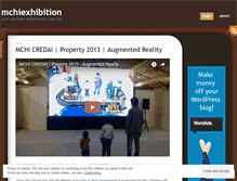 Tablet Screenshot of mchiexhibition.wordpress.com