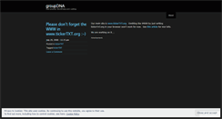 Desktop Screenshot of groupdna.wordpress.com