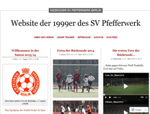 Tablet Screenshot of kiezkicker1999.wordpress.com