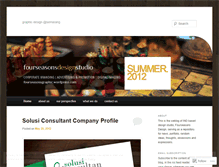 Tablet Screenshot of fourseasonsgraphic.wordpress.com