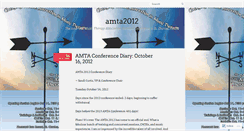 Desktop Screenshot of amta2012.wordpress.com