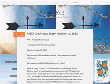 Tablet Screenshot of amta2012.wordpress.com