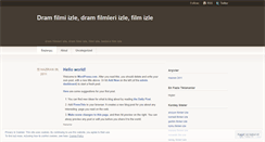 Desktop Screenshot of dramfilmiizle.wordpress.com