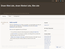 Tablet Screenshot of dramfilmiizle.wordpress.com