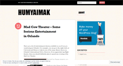 Desktop Screenshot of humyaimak.wordpress.com
