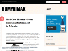 Tablet Screenshot of humyaimak.wordpress.com