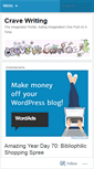 Mobile Screenshot of cravewriting.wordpress.com