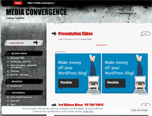 Tablet Screenshot of mconvergence.wordpress.com