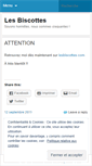Mobile Screenshot of lesbiscottes.wordpress.com