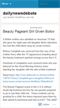 Mobile Screenshot of dailynewsdebate.wordpress.com