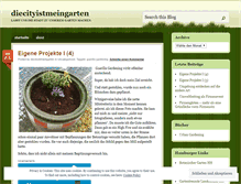 Tablet Screenshot of diecityistmeingarten.wordpress.com