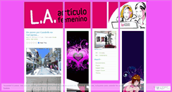 Desktop Screenshot of laarticulofemenino.wordpress.com